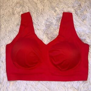 Eby Red Seamless Bra